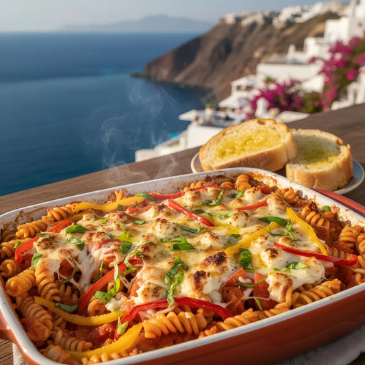 Greek Tomato &  Herb Baked Pasta