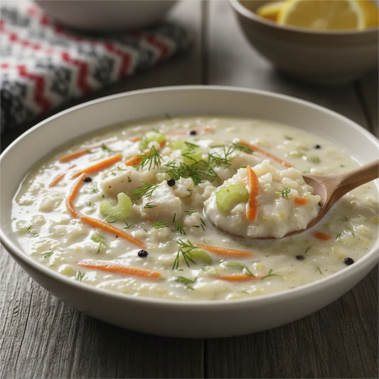 Estonian Cod and Vegetable Porridge