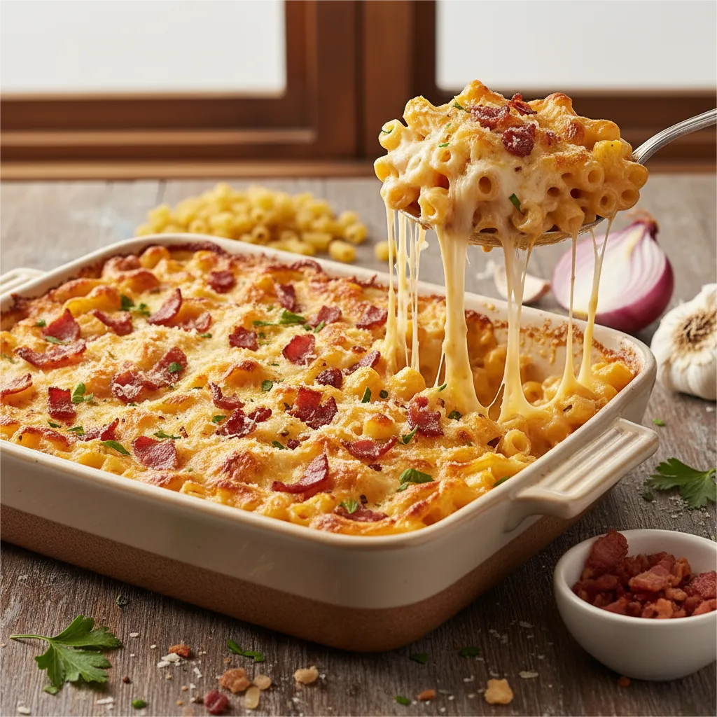 American Baked Bacon &  Cheese Mac and Cheese