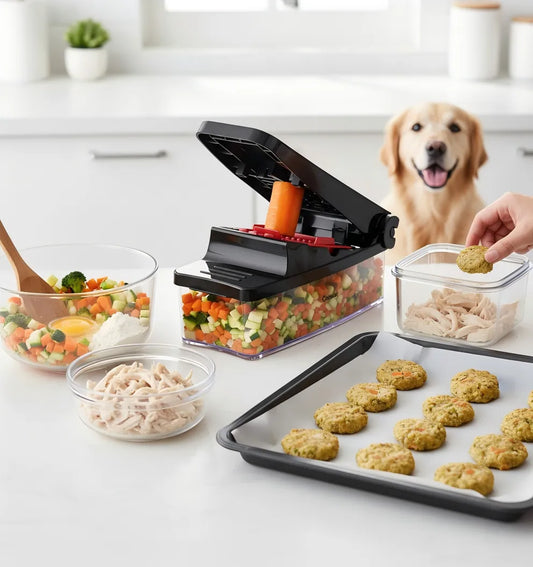 Homemade Dog Treats: Quick Veggie & Chicken Bites