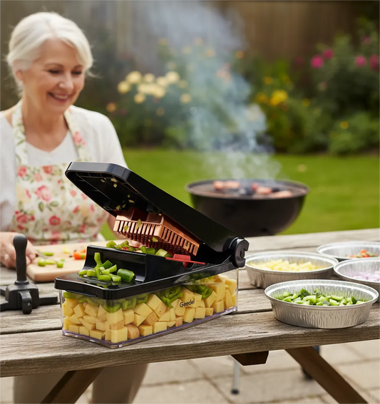 Grandma's Patio BBQ Is Back: Geedel Vegetable Chopper Revives Childhood Weekend Vibes