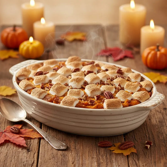 Sweet Potato Casserole with Pecans