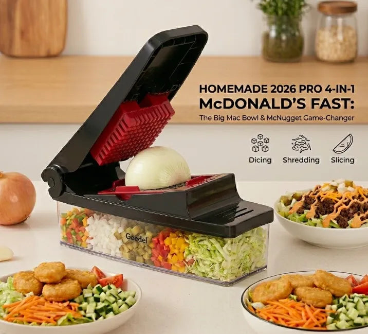 No Takeout Wait! Geedel Pro 4-in-1, Get McDonald's-Style Delicacy at Home