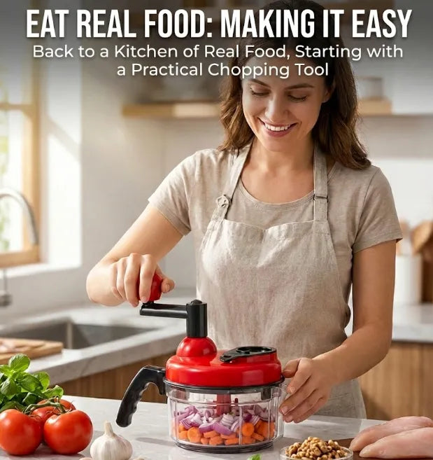 Back to a Kitchen of Real Food, Starting with a Practical Chopping Tool
