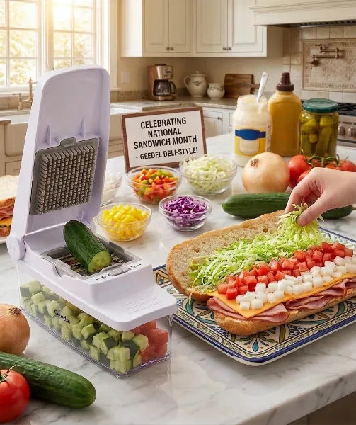 Say Goodbye to Hand-Chopping! Easily Master Deli-Style Subs with Geedel