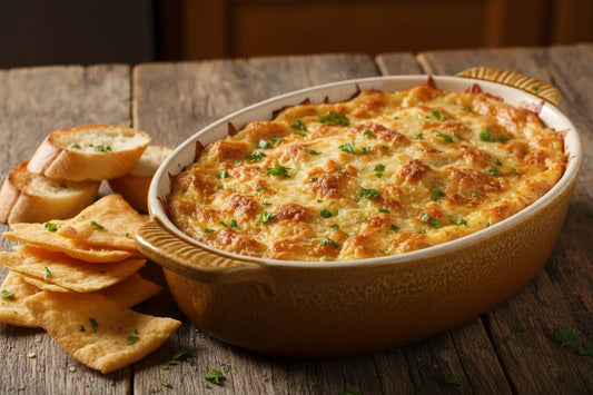 Crispy Parmesan Artichoke Dip