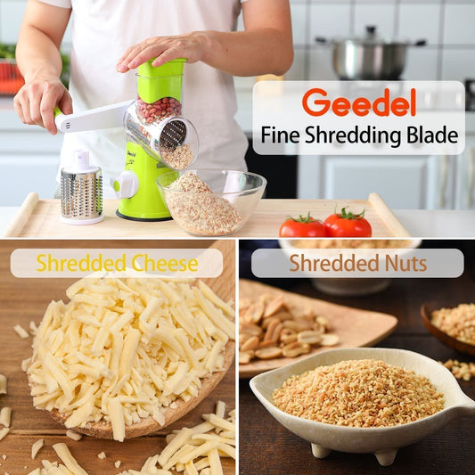 Rotating cheese grater