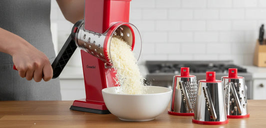 Rotary Cheese Grater vs Box Grater: Why Geedel Fixes the Problems Everyone Complains About