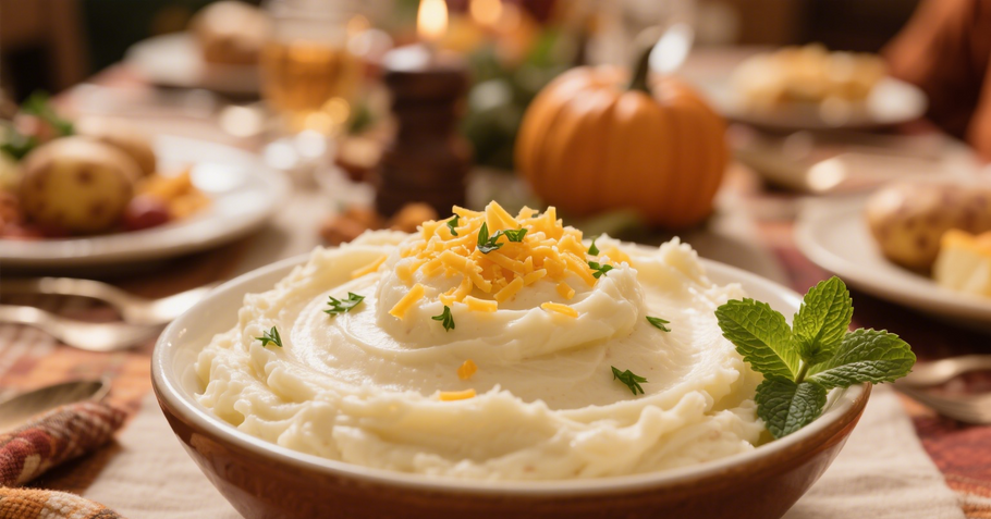 The Secret to Creamy Thanksgiving Mashed Potatoes