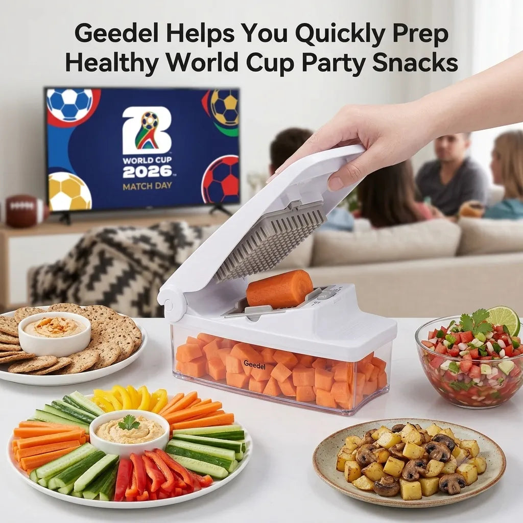Geedel Helps You Quickly Prep Healthy World Cup Party Snacks