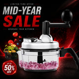 2026 Geedel Manual Vegetable Chopper,Multi-Functional Rotary Dicer,Quickly Chop Onions,Nuts,and Meat,Easy to Clean,Household Salad Maker,Perfect for Gifts