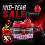 2026 Geedel Manual Vegetable Chopper,Multi-Functional Rotary Dicer,Quickly Chop Onions,Nuts,and Meat,Easy to Clean,Household Salad Maker,Perfect for Gifts