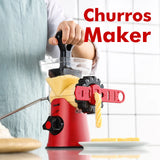 Picadora de carne manual Geedel: tritura sin esfuerzo en casa con 2 cuchillas intercambiables de acero inoxidable y fácil limpieza.