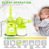Geedel Manual Cold Press Juicer, Hand Crank Masticating Juicer Machine, Slow Juicer for Maximum Nutrients, No Electricity, BPA-Free, Easy Clean
