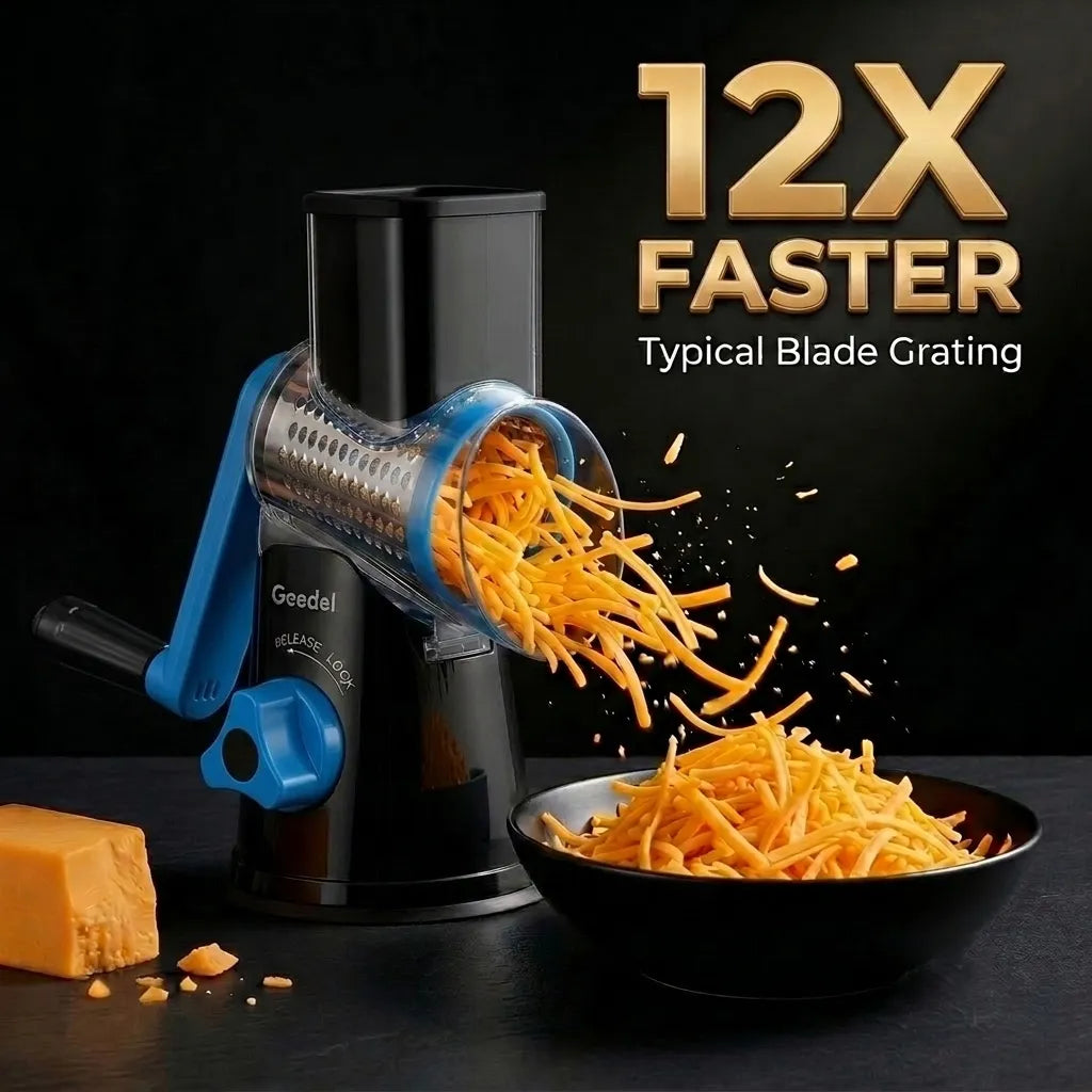 Essential Kitchen Tool: Geedel High-Speed Rotary Cheese Grater