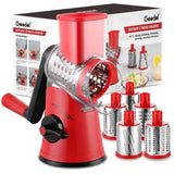 Geedel 5-in-1 rotary cheese grater