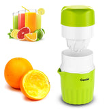 Portable Geedel Manual Juicer - Easy Squeeze Fresh Cold Press Juice Maker - Non-Electric Hand Juicer for Healthy Drinks