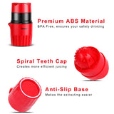 Portable Geedel Manual Juicer - Easy Squeeze Fresh Cold Press Juice Maker - Non-Electric Hand Juicer for Healthy Drinks