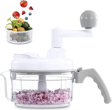 Cargar imagen en el visor de la galería, white hand food chopper vegetable
