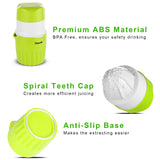 Portable Geedel Manual Juicer - Easy Squeeze Fresh Cold Press Juice Maker - Non-Electric Hand Juicer for Healthy Drinks
