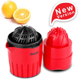 Portable Geedel Manual Juicer - Easy Squeeze Fresh Cold Press Juice Maker - Non-Electric Hand Juicer for Healthy Drinks