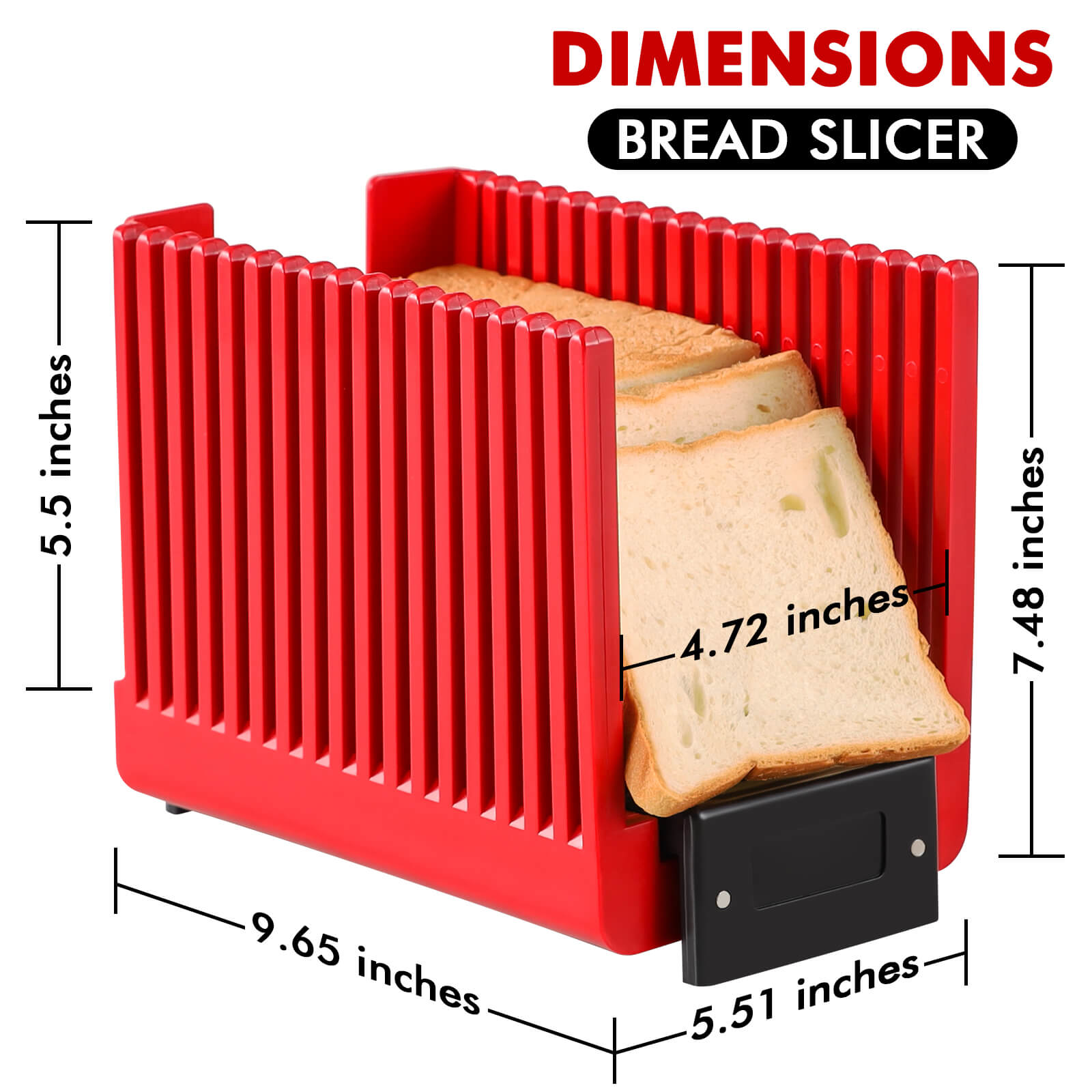 Bread Slicer Guide For Homemade Bread Loaf Cutter Machine Folding