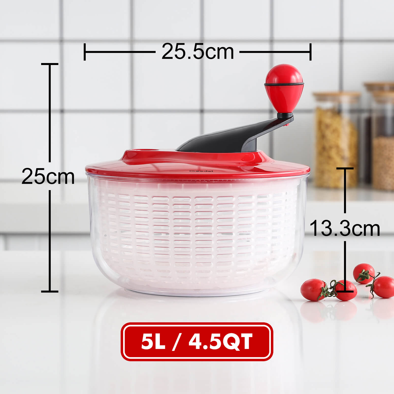 Salad Spinner 5L / 4.5QT