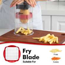 Load image into Gallery viewer, French Fry Cutter&amp;Apple Slicer.
